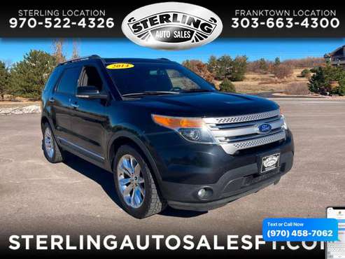 2014 Ford Explorer 4WD 4dr XLT - CALL/TEXT TODAY! - cars & trucks -... for sale in Sterling, CO
