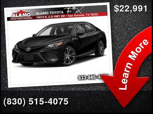 2020 Toyota Camry SE - cars & trucks - by dealer - vehicle... for sale in San Antonio, TX