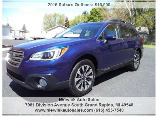 2016 Subaru Outback 2 5i Limited stk 2425 - - by for sale in Grand Rapids, MI