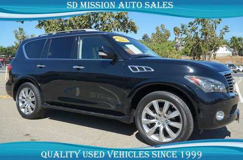 2012 INFINITI QX56*SUV*3RD ROW SEAT, LOADED for sale in Vista, CA