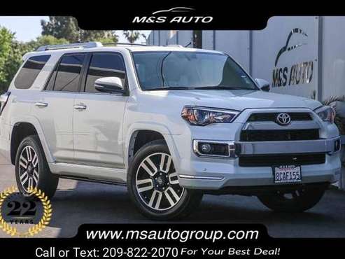 2018 Toyota 4Runner Limited 4X4 With Third Row Seat suv Blizzard for sale in Sacramento , CA