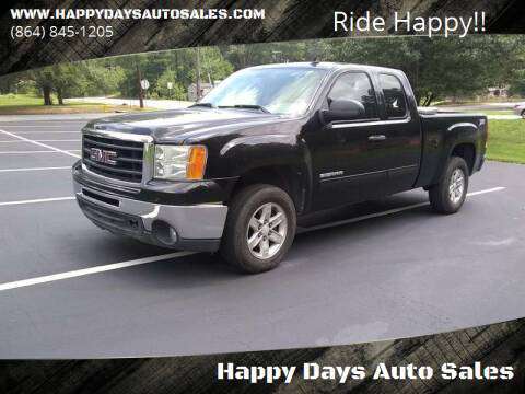 2011 GMC Sierra 1500 SLE 4x2 4dr Extended Cab 8 ft bed Back up for sale in Piedmont, SC