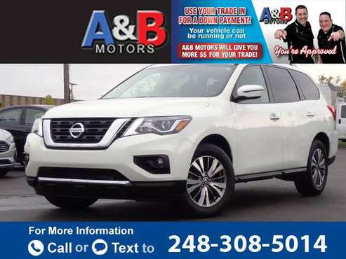 2019 Nissan Pathfinder SV hatchback White - cars & trucks - by... for sale in Waterford Township, MI