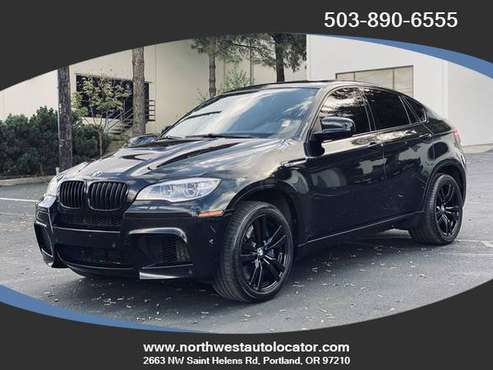 2014 BMW X6M LOADED, JUST SERVICED, CLEAN CARFAX 550HP GLOSS BLACK... for sale in Portland, OR