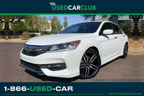 2016 Honda Accord Sport - CLEAN CARFAX - Pearl White - Low Miles!! -... for sale in Scottsdale, AZ