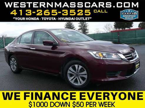 2015 HONDA ACCORD*ALLOYS*AUTOMATIC*4 CYLINDER*PRICED RIGHT - cars &... for sale in Springfield, MA