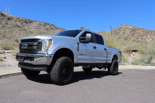 LIFTED 2017 FORD F350 CREW CAB 4X4 DIESEL/sim to: Chevrolet Ram for sale in Phoenix, AZ