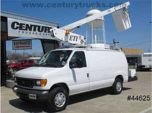 2005 Ford E350 Bucket Van WHITE For Sale Great DEAL! - cars & for sale in Grand Prairie, TX