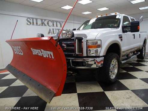 2008 Ford F-350 F350 F 350 SD LARIAT Crew Cab 4x4 NEW BOSS Snow Plow... for sale in Paterson, NJ