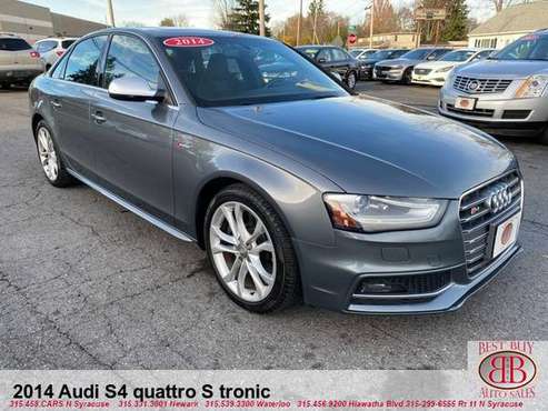 2014 AUDI S4 QUATTRO S TRONIC! SUNROOF! LEATHER! NAVI! BACKUP CAM!!!... for sale in N SYRACUSE, NY