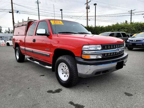 2001 Chevrolet Silverado 1500 LS Ext Cab 4WD - - by for sale in Lakewood, WA