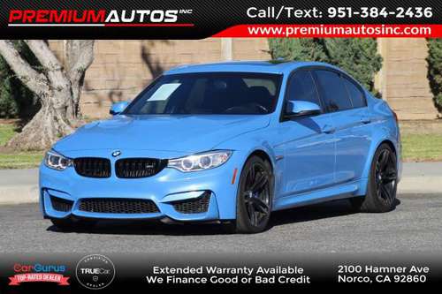 2016 BMW M3 Yas Marina Blue Sedan - cars & trucks - by dealer -... for sale in Norco, CA