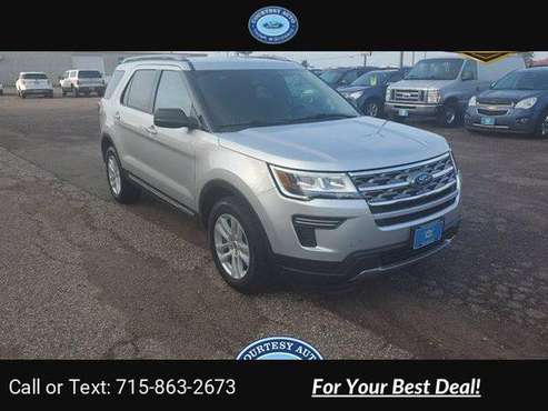 2018 Ford Explorer XLT suv Silver - cars & trucks - by dealer -... for sale in Thorp, WI