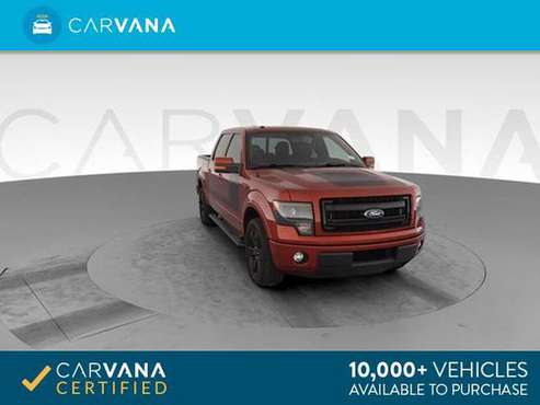 2013 Ford F150 SuperCrew Cab XLT Pickup 4D 5 1/2 ft pickup RED - for sale in Downey, CA