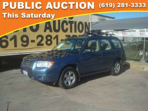 2007 Subaru Forester Public Auction Opening Bid for sale in Mission Valley, CA