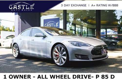 2014 Tesla Model S AWD All Wheel Drive Electric P85D Hatchback for sale in Lynnwood, ID