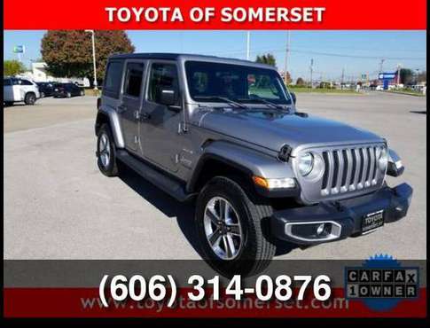 2019 Jeep Wrangler Unlimited Sahara - cars & trucks - by dealer -... for sale in Somerset, KY