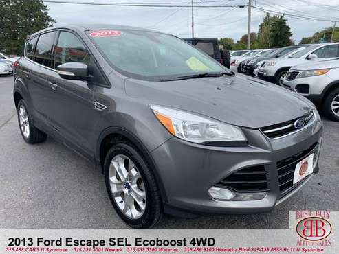 2013 FORD ESCAPE SEL ECOBOOST 4WD! FULLY LOADED! PANO SUNROOF! APPLY!! for sale in N SYRACUSE, NY