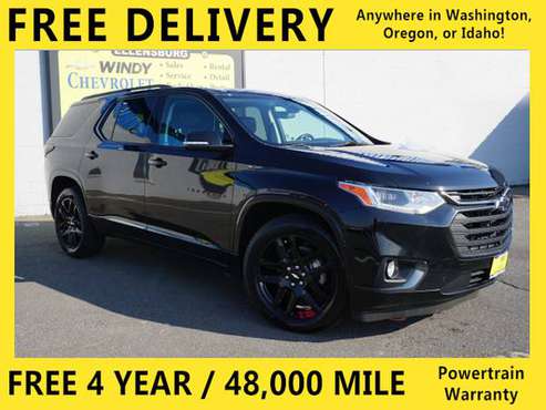 PRE-OWNED 2019 CHEVROLET TRAVERSE Premier - cars & trucks - by... for sale in Kittitas, WA