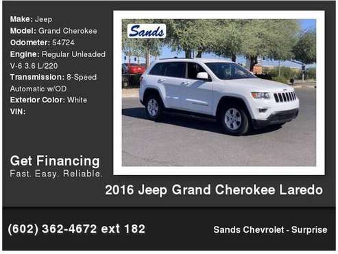 2016 Jeep Grand Cherokee *Save MORE!* - cars & trucks - by dealer -... for sale in Surprise, AZ