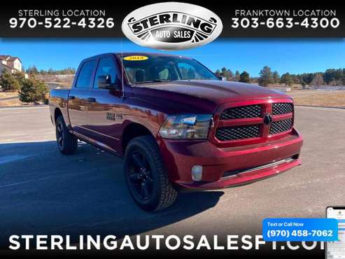 2018 RAM 1500 Express 4x4 Crew Cab - CALL/TEXT TODAY! - cars & for sale in Sterling, CO