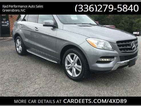 2013 MERCEDES-BENZ ML 350 4MATIC AWD - cars & trucks - by dealer -... for sale in Greensboro, NC