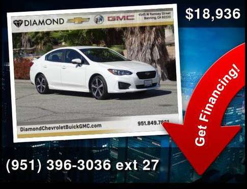 2018 Subaru Impreza Sport Lower Price - Call/Email Make Offer - cars... for sale in Banning, CA