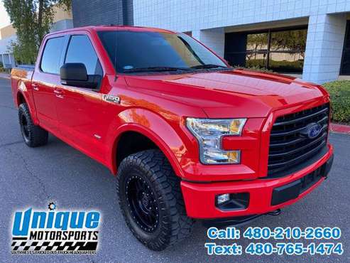 2016 FORD F-150 CREW CAB SPORT ~ LEVELED ~ 4X4 ~ 3.5L ECOBOOST TRUCK... for sale in Tempe, NM