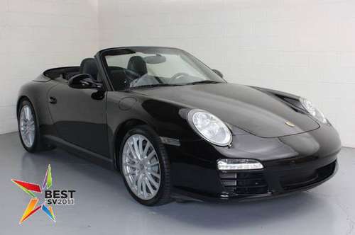 2010 *Porsche* *911* *2dr Cabriolet Carrera* Black for sale in Campbell, CA