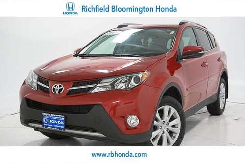 2015 *Toyota* *RAV4* *AWD 4dr Limited* Hot Lava for sale in Richfield, MN