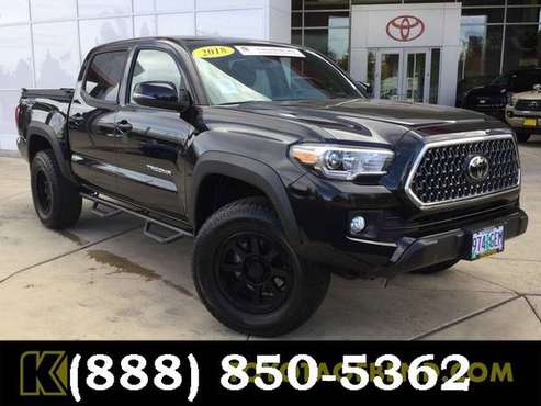 2018 Toyota Tacoma Midnight Black Metallic Buy Now! for sale in Bend, OR