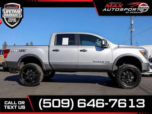 $662/mo - 2018 Nissan Titan MAXED OUT PRO-4X EDITION 4X4 - LIFETIME... for sale in Spokane, MT