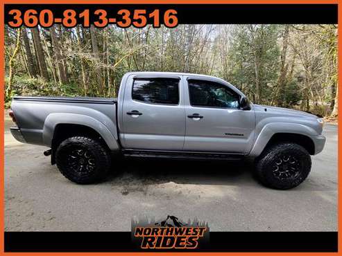 2015 Toyota Tacoma Double Cab Lifted Crew Cab 4x4 SR5 - cars & for sale in Bremerton, WA