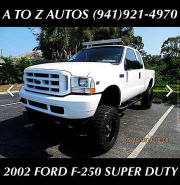 ***ONLY 111K MILES***LIFTED*** 2002 FORD F-250 SUPER DUTY ***4X4*** for sale in Sarasota, FL