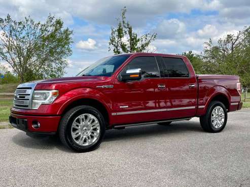 2014 Ford F150 Crew Platinum - accident-free & smoke-free - cars & for sale in Norman, OK
