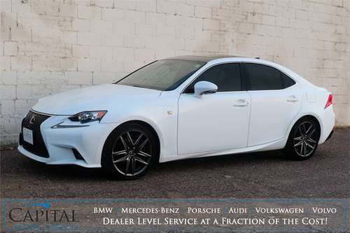 STUNNING '14 Lexus IS 250 AWD F-SPORT! - cars & trucks - by dealer -... for sale in Eau Claire, WI