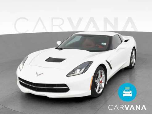 2014 Chevy Chevrolet Corvette Stingray Coupe 2D coupe White -... for sale in Lewisville, TX
