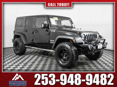 2015 Jeep Wrangler Unlimited Sport 4x4 - - by dealer for sale in PUYALLUP, WA