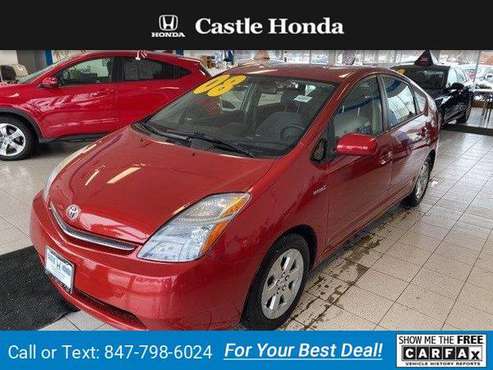 2008 Toyota Prius sedan Red - - by dealer - vehicle for sale in Morton Grove, IL