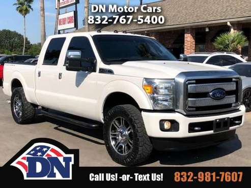 2013 Ford Super Duty F-250 Truck F250 4WD Crew Cab 156 Platinum Ford... for sale in Houston, TX
