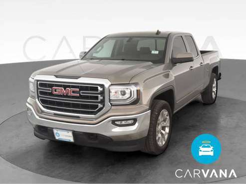 2017 GMC Sierra 1500 Double Cab SLE Pickup 4D 6 1/2 ft pickup Brown... for sale in Tulsa, OK