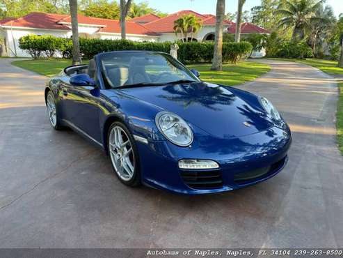 2009 Porsche 911 Carrera S Convertible! Aqua Blue Metallic, Bose Sou for sale in Naples, FL