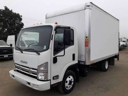 2014 ISUZU NPR 14 FEET BOX TRUCK WITH LIFTGATE - - by for sale in San Jose, CA