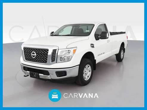 2017 Nissan TITAN XD Single Cab SV Pickup 2D 8 ft pickup White for sale in Indianapolis, IN