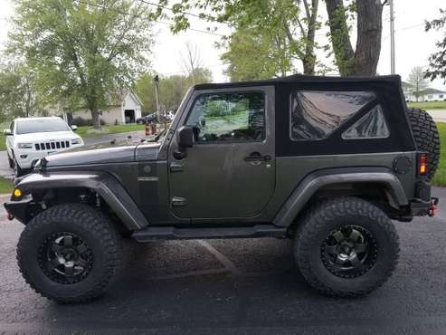 2017 jeep jk 2 dr freedom edition. Teraflexed for sale in Thomson, IA