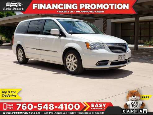 2014 Chrysler Town and Country Touring $175/mo - cars & trucks - by... for sale in Palm Desert , CA