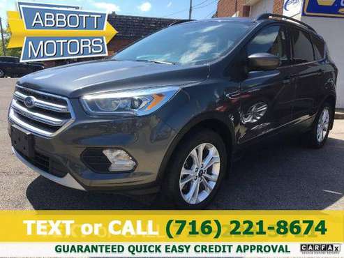 2017 Ford Escape SE 4WD w/Low Miles - FINANCING FOR ALL CREDIT... for sale in Lackawanna, NY