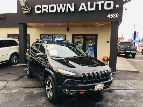 2015 Jeep Cherokee Trailhawk 4WD 68K Fully Loaded Clean Carfax/Title for sale in Englewood, CO