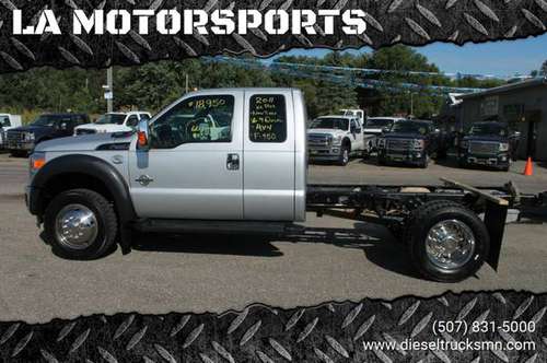 2011 FORD F-450 SUPERDUTY EXT CAB & CHASSIS DRW 4X4 6.7L POWERSTROKE... for sale in WINDOM, SD