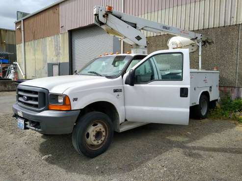 1999 Ford F450 Bucket Boom Truck - cars & trucks - by owner -... for sale in Seattle, WA